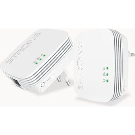 Strong POWERL1000DUOMINI PowerLine Netzwerkadapter 1000 Mbit/s Ethernet/LAN Weiß 2 Stück(e)
