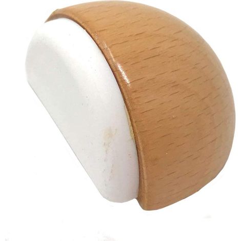 Ferma porta da pavimento in legno adesivo antigraffio ammortizzatore 18,4 grammi fermaporte blocca porte di sicurezza 37x23 mm (1/2)