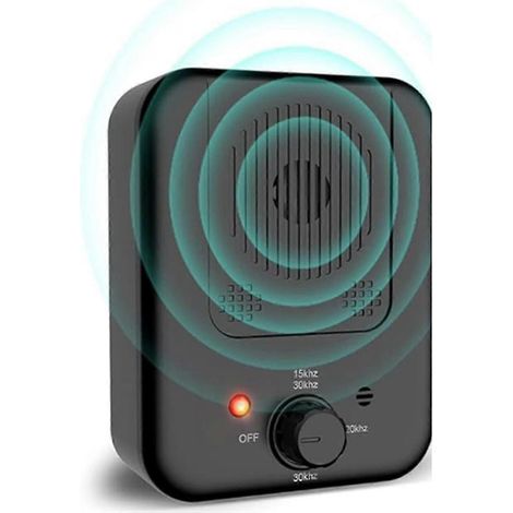 Dispositif anti-aboiements ultrasonique pour chiens, rechargeable et sans danger pour les animaux et les humains, destiné à une utilisation en intérieur. (1/4)