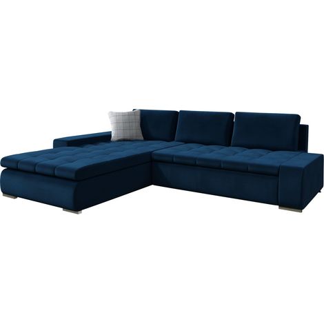 Canapé d'angle Comfivo Nitor II, Kronos 09 + Senegal 818, Disponible, 302x213x80cm, 0 (1/5)