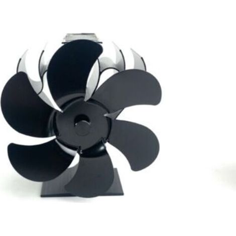 2023 Ventilateur Poele à Bois, 6 Pièces de Ventilateur Cheminée, Ventilateur Poele a Bois, Fonctionnement Silencieux, écologique, Répartition Efficace de La Chaleur Pour Brûleurs à Bois et Cheminées