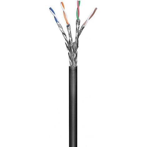 MicroConnect S/FTP CAT6 per esterni, 100 m, nero