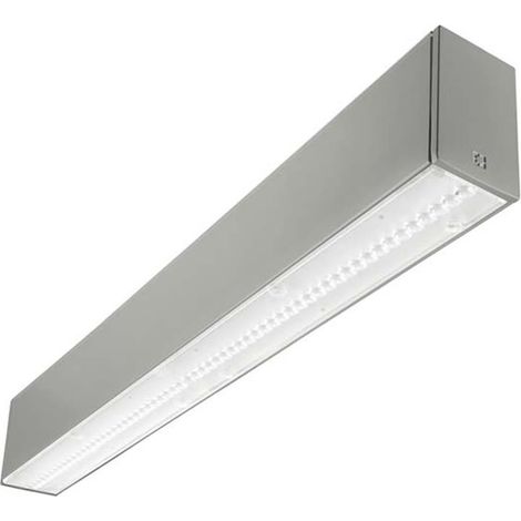 LedsC4 Infinite - Plafonnier et 4348lm avec Blanc Neutre 4000K. Diamètre 5cm. Structure en Aluminium. Usage Intérieur IP40. Coloris Gris