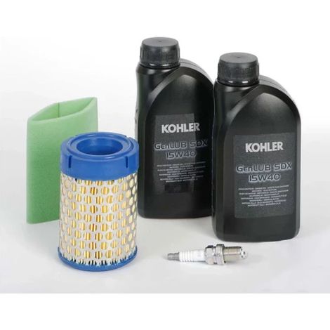 Sdmo – Kit entretien moteur Kohler CH395 CH440 – Huile, bougie, filtre à air – Compatible avec outils électroportatifs (1/3)