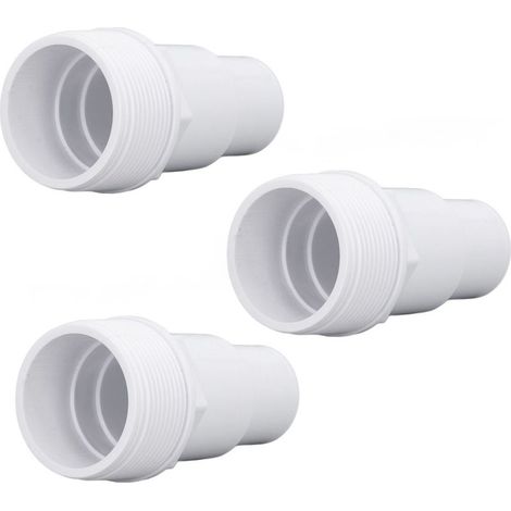3 pièces G1-1/2 adaptateur de tuyau à filetage externe fournitures de piscine pour le remplacement des pompes de piscine hors sol filtres écumeurs (1/5)