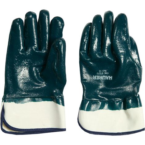 GUANTI IN NITRILE BLU PESANTI TG 10