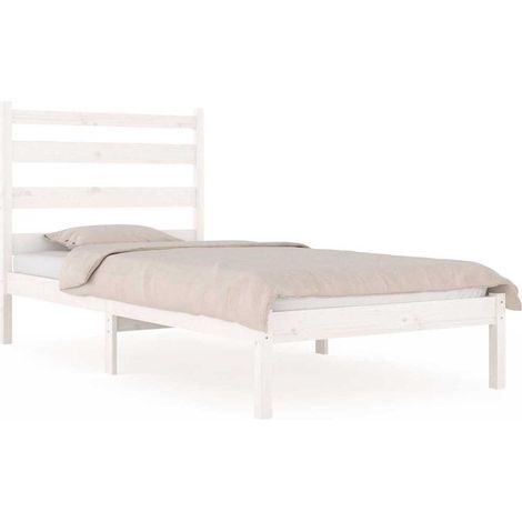 Maison Exclusive - Estructura de cama madera maciza de pino blanc (1/5)