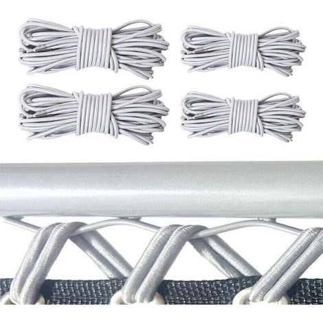 Ersatz-Gummiseile (4 Stück), geeignet für Gartenliegen, Gartenstühle, Deckstühle, Strandstühle, Terrassenstühle und andere Stühle. (1/4)