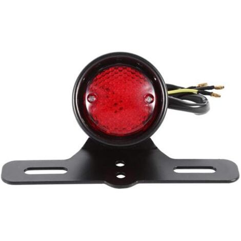 pour feux arriere moto led pour feux arriere moto led Lampe de feu stop de frein arrière rouge rétro à LED de moto pour Honda/Yamaha feux stop moto feux arriere moto led feux bobber feux stop (1/5)