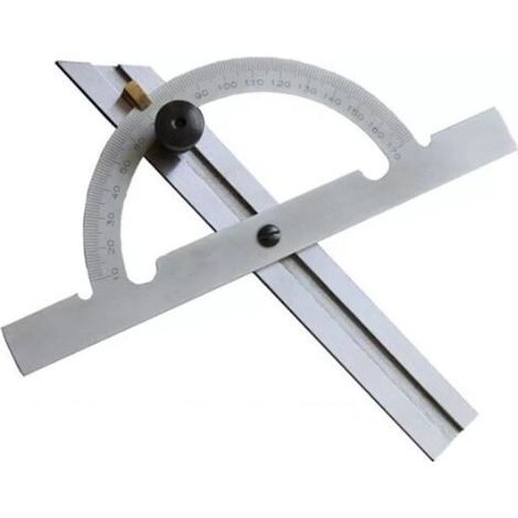 (100x150mm，10 - 170°) 1 PCS Protractor with slide