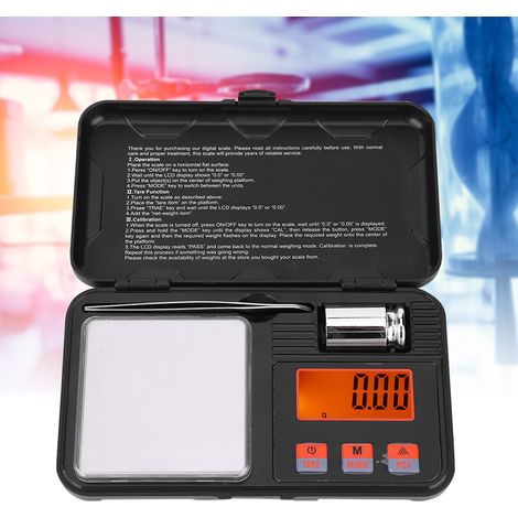 200 g, 0,01 g, hochpräzise tragbare Mini-Digitalwaage mit LCD-Anzeige – elektronisches Tascheninstrument (1/5)
