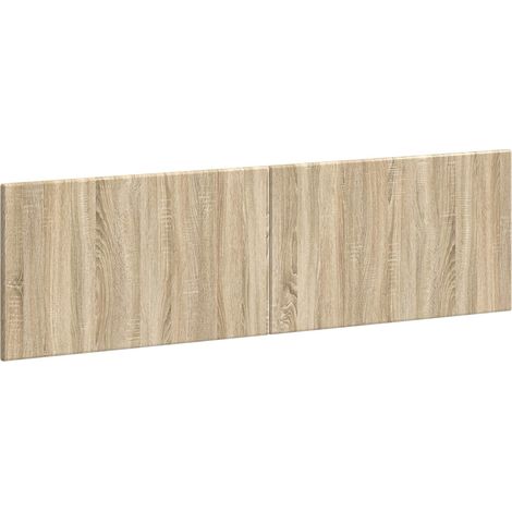Tête de lit murale gain de place en bois d'ingénierie Chêne Sonoma 180,5 x 3 x 50 cm (1/5)