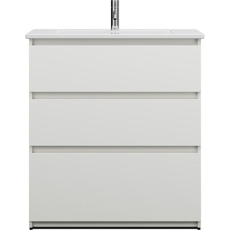 burgbad Lin20 lavabo bajo para lavabo con mueble bajo para