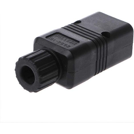 Connecteur mâle IEC 320 C20, prise d'alimentation secteur pour ordinateur, 16 A, 250 V (1/4)