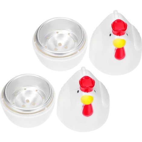 à œufs créatif en plastique en forme de poussin lot de 2
