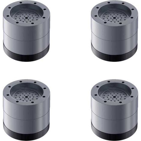 Pieds Anti-Vibration Machine à Laver - Augmentation de 6cm - Double Couche - Lot de 4 (1/5)