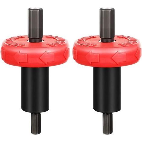 2pcs Adaptateur de foret pour moteur électrique, outil de démarrage de remplacement pour foret de démarrage rapide Craftsman Troy Bilt Stihl B&S, souffleuse à neige, pas besoin de tirer manuellement