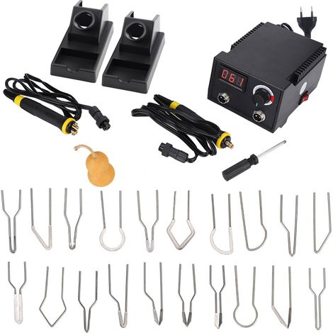Kit de Pyrogravure Professionnel avec Fer à Souder Réglable pour Gourdes, Bois et Papier de Riz - Prise EU 220V (1/5)