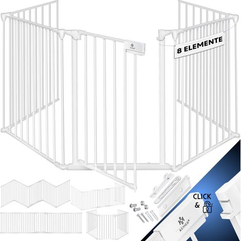 KESSER® Cancelletto di sicurezza per caminetto con porta Cancelletto di sicurezza per stufa in metallo Cancelletto di sicurezza per box Cancelletto di sicurezza per box Cancelletto di sicurezza per an (1/5)