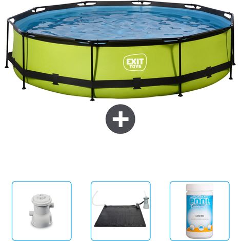 Exit Pool Rund - 360x76 cm - 4-teilig SCB92 (1/4)