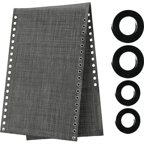 Juego de toldos de repuesto para sillas de gravedad, apto para sillas de playa, sillas plegables, etc, azul marino, 160 x 48 cm (1/5)