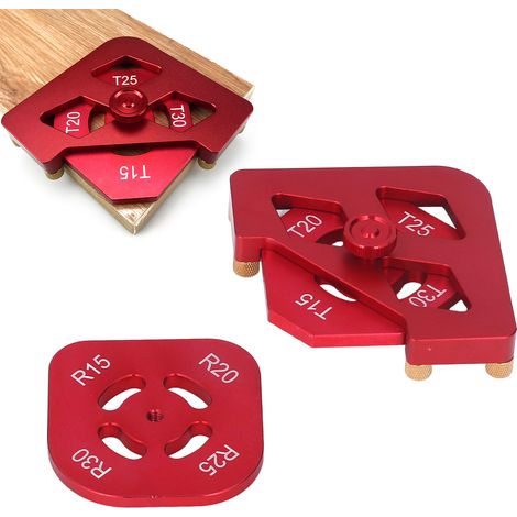 Gabarit de Routage en Alliage d'Aluminium pour Arrondis et Rayons - Kit Outil Menuiserie