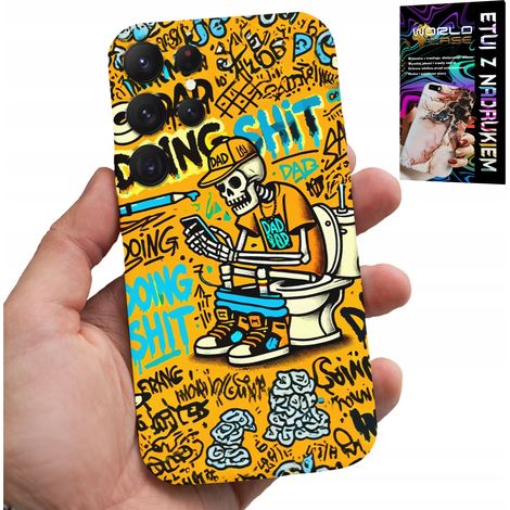 Funda para Samsung Galaxy S25 Ultra - Esqueleto defecando en el inodoro (1/5)