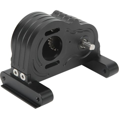 Boîtier de transmission aluminium LCG pour crawler 1/10, avec roulements acier et montage facile - Compatible châssis RC (1/5)
