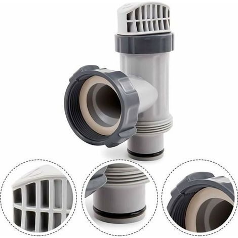 Vanne à piston pour pièces et accessoires de piscine Intex - Valve de rechange pour piscine hors sol Intex et pompe de filtre de (1/5)