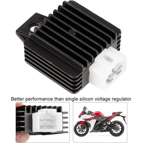 12V Vollwellenregler-Gleichrichter für GY6 50cc-150cc Roller