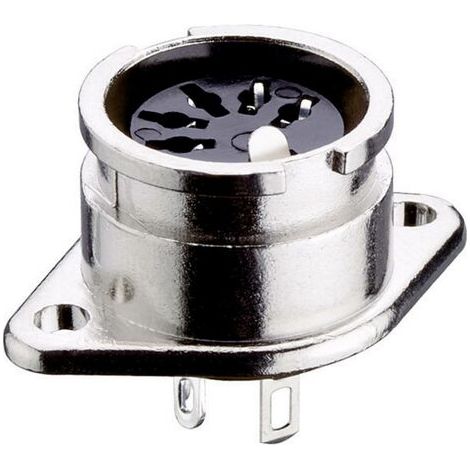 Connecteur rond DIN embase femelle, contacts droits Lumberg 0107 03 Nombre de pôles: 3 argent 1 pc(s (1/3)