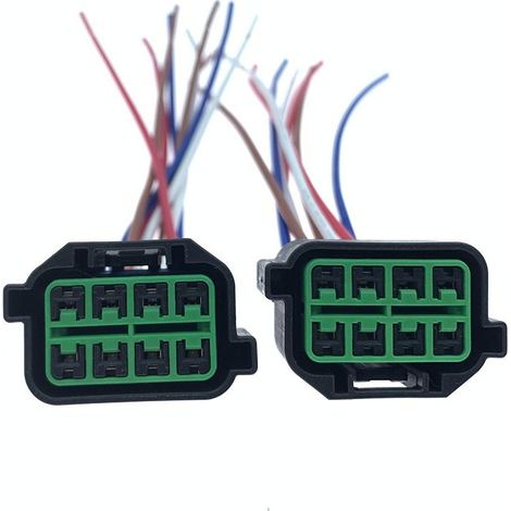 Compatible avec les phares Haval H2H4F5H5H6M6F7H7H9 et les connecteurs de faisceau de câblage de phares BYD -- JB1418-8P