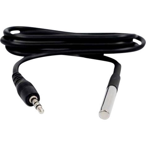 SHELLY TEMP. SENSOR DS18B20 3.5MM JACK - CÂBLE CAPTEUR DE TEMPÉRATURE NUMÉRIQUE DS18B20, CONNECTEUR 3,5 MM, -55 °C À +125 °C, CO (1/4)