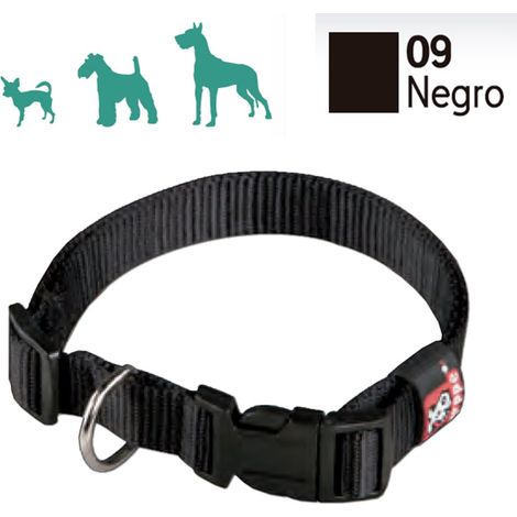 collier en nylon réglable pour chiens 15-25 cm