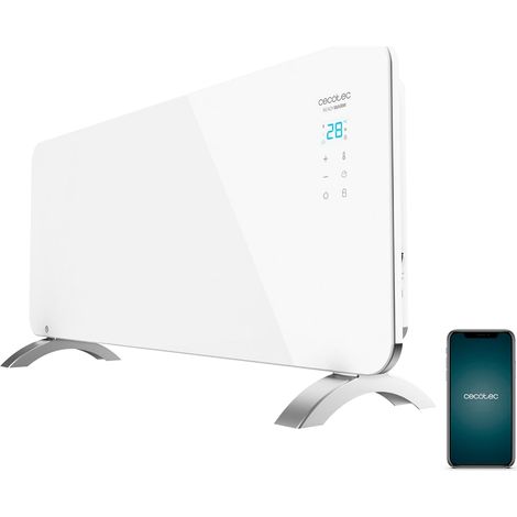Convecteur verre Wi-Fi mural 2000 W