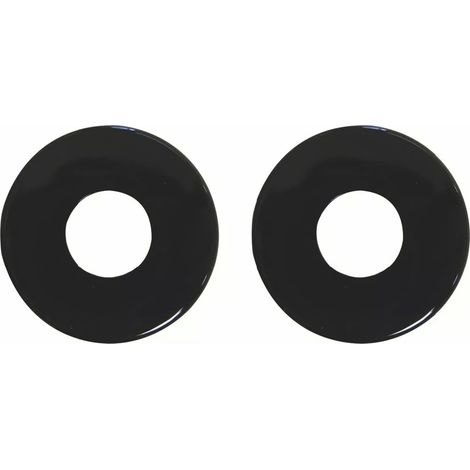 Jeu de rosaces R92/S80 (ø 52 mm - épaisseur 9 mm) - NORMBAU - NY.R.92 - pour béquille - Noir 16