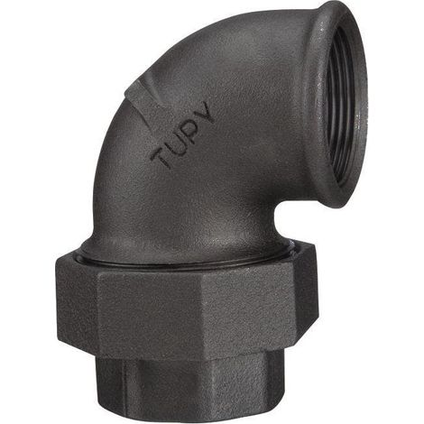 Coude union fonte noire FF à joint conique - Fig 96N-96N40 - Sferaco