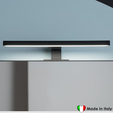 Lampada Led COMPAB - Made In Italy - Nero Opaco - Dim. 30 cm - 4.9 W - 230 Volt - Risparmio Energetico Classe A (1/3)