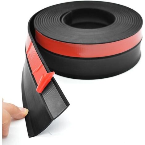 Universal Garage Door Seal, Garage Door Seal, Multi-Purpose Rubber Garage Door Bottom Seal with Nails (6m) (1/5)