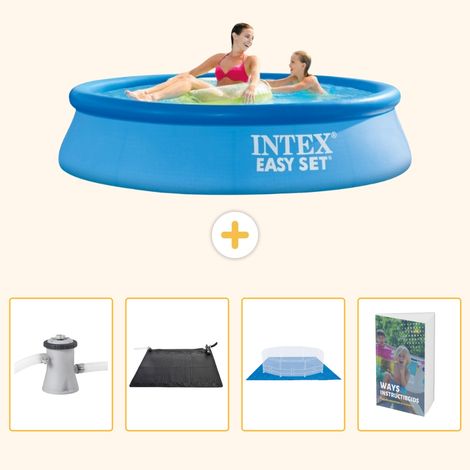 Intex Piscine Easy Set Ronde - 244x61 cm - 5-pièces SCB110 (1/5)