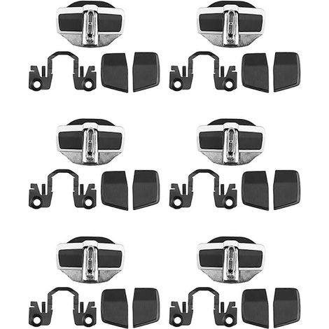 Set mit 6 TRD-Türschlossschnallen, verbesserter Stabilisatorabdeckung, Riegeln und Anschlägen für Lexus- und Toyota-Modelle, beseitigt unschöne Spalten (1/5)