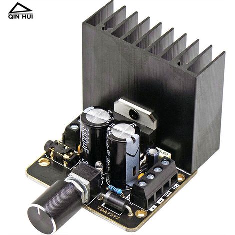Hochleistungsfähige digitale Audiophile-Verstärkerplatine, 4–8 Ohm, 30 W x 2, Zweikanal-12-V-Class-AB-Automobilverstärkermodul (1/4)