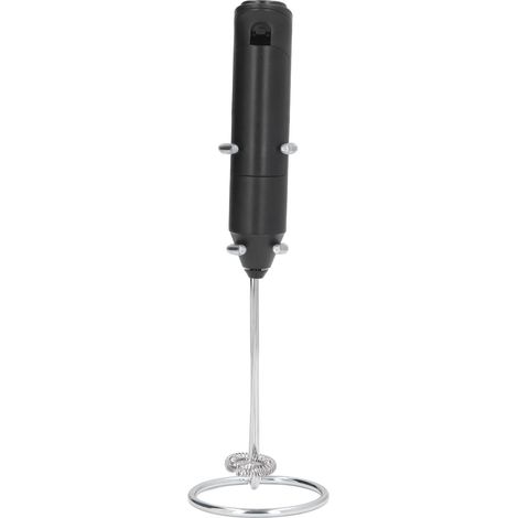 Mousseur à lait électrique sans fil 14000 tr/min, batteur à œufs portatif avec support de rangement, livré sans batterie (version support). (1/5)