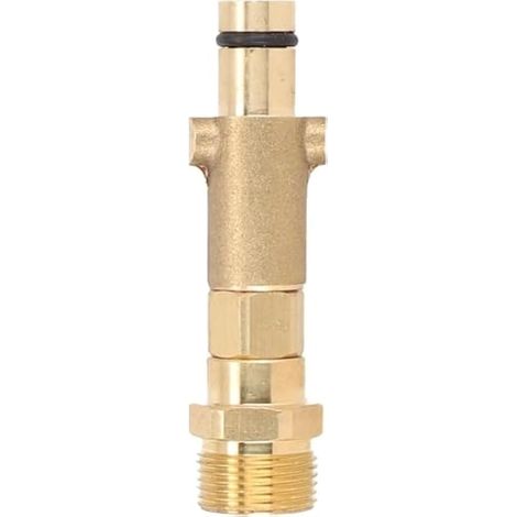 Adaptateur de nettoyeur haute pression en laiton à baïonnette M22 pour nettoyeurs haute pression à filetage externe Nilfisk, baïonnette de nettoyeur haute pression, température maximale de 90 (1/5)