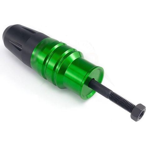 Per K&awasaki Z900RS Paraurti a sfera di protezione anticaduta per scarico moto(Verde) (1/5)