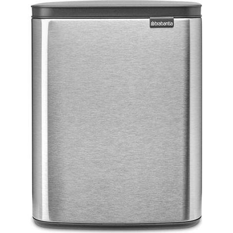 Brabantia Bo Contenitore per Raccolta Differenziata Acciaio Opaco 12 Litri