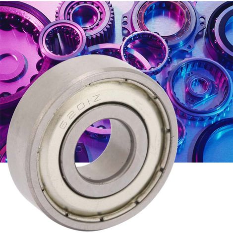 10 Roulements à Billes 6201z en Acier, 12mm, Groove Profond, Lot de 10 Pièces (1/5)