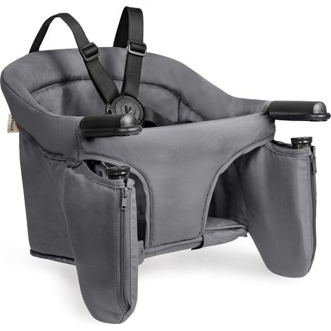 Siege de Table Bebe – Chaise Pliante Enfant avec Harnais 5 Points, Rangement Intégré, Léger (1/5)