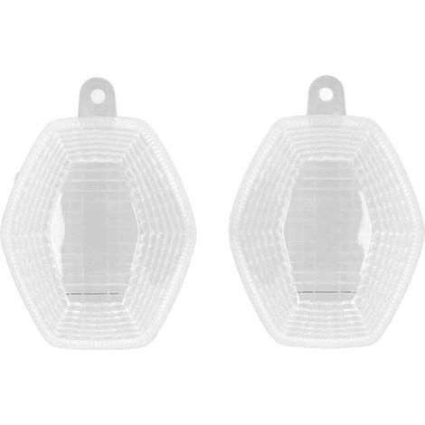 Copertura di ricambio per lente indicatore di direzione anteriore sinistro/destro per SUZUKI DL 1000 V-Strom 2006-2012, colore bianco (1/5)