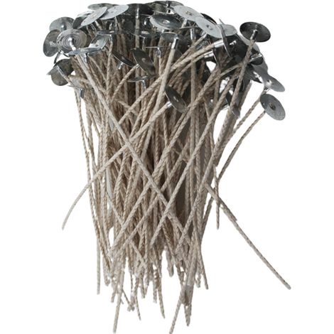 100 mèches de bougies DIY en cire de soja naturelle, sans fumée, pour aromathérapie artisanale (1/5)